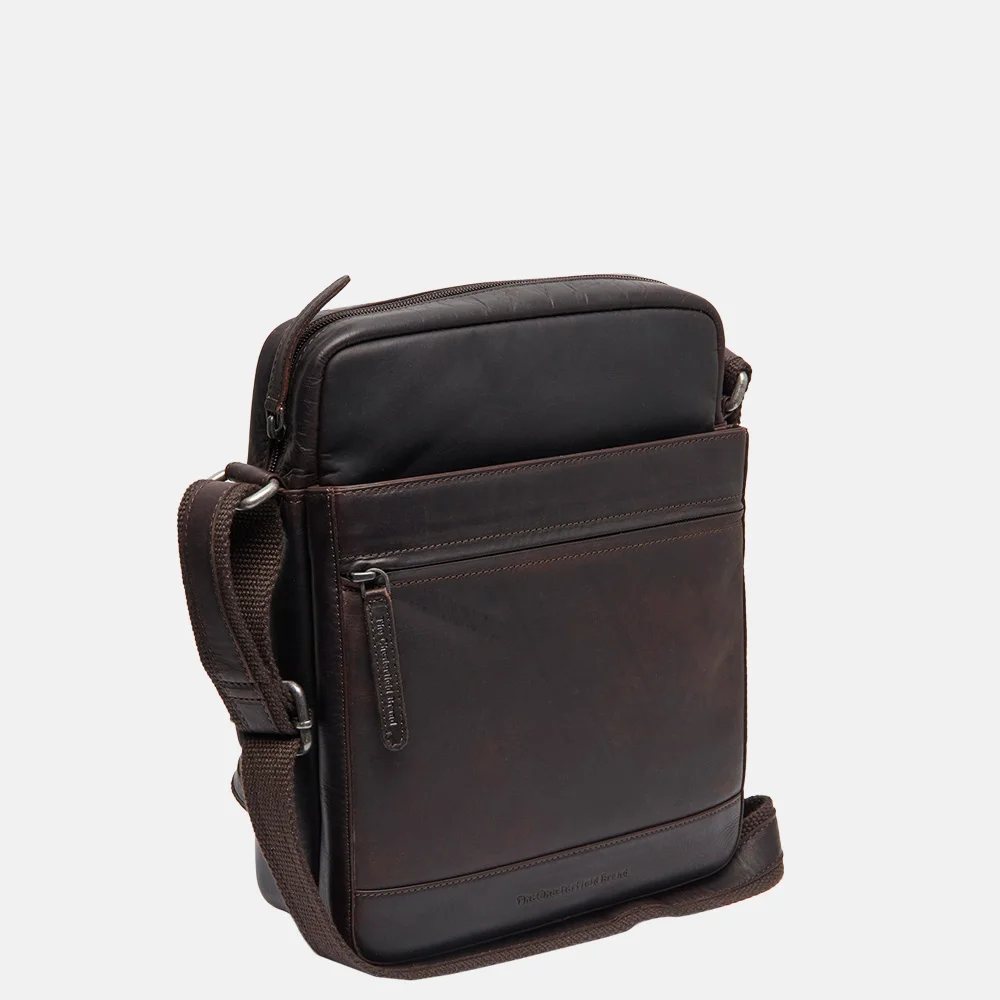 Chesterfield Anzora schoudertas L dark brown